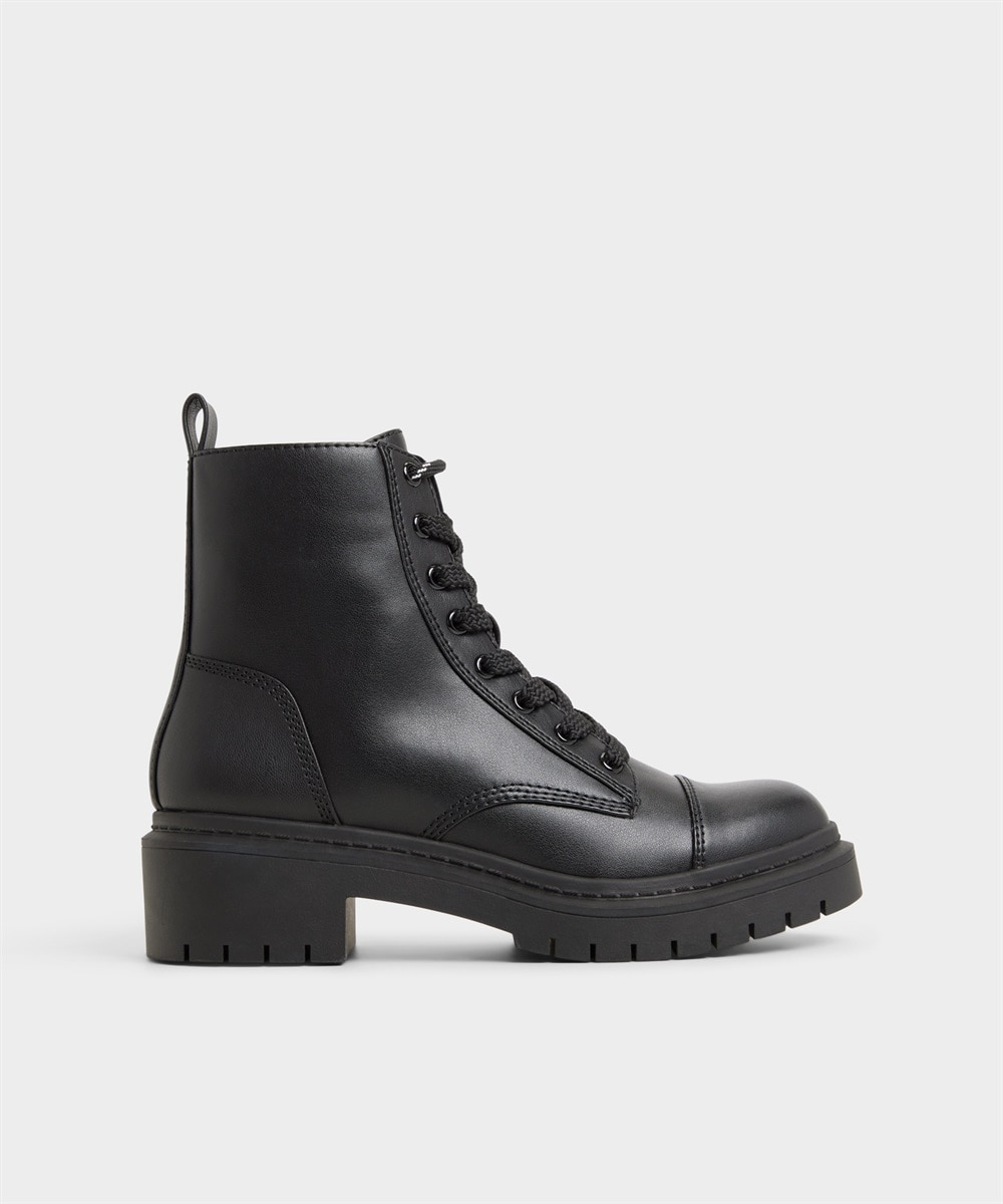 Botines básicos de mujer con punta redonda - Aldo - Negro Negro-1