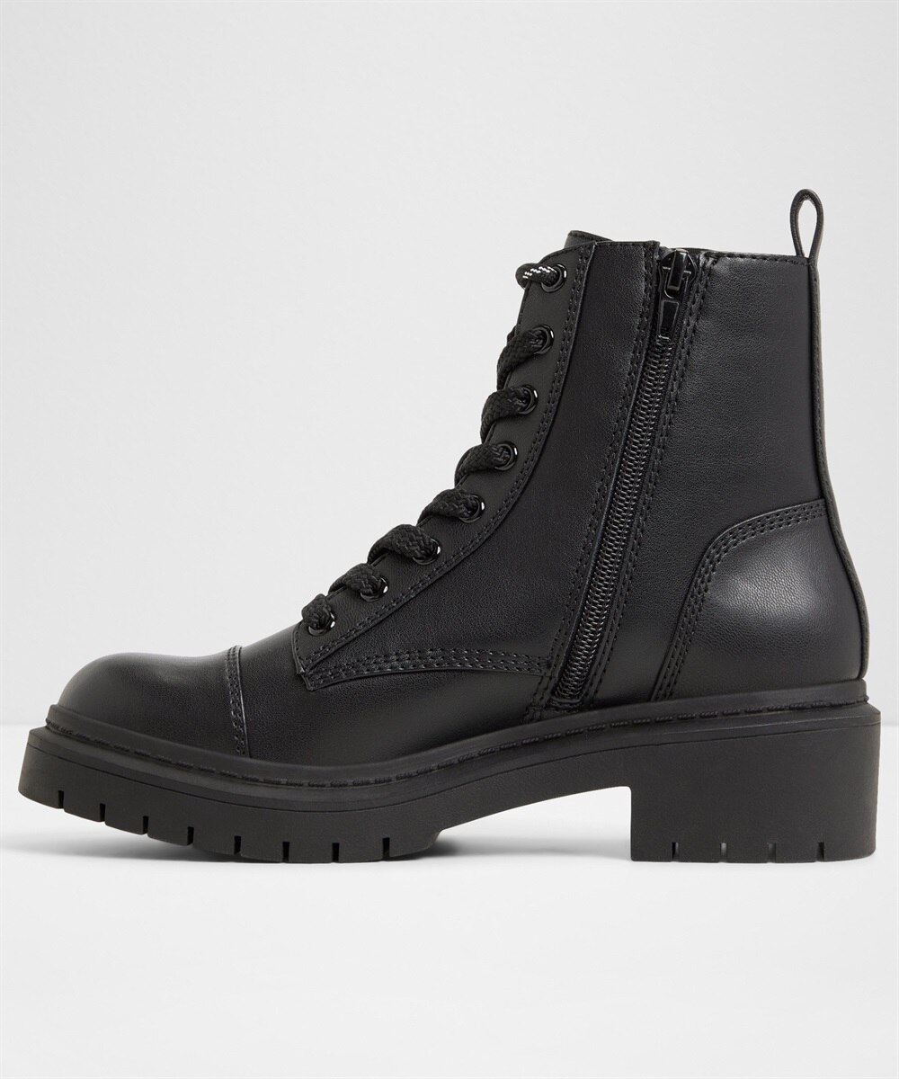 Botines básicos de mujer con punta redonda - Aldo - Negro Negro-4