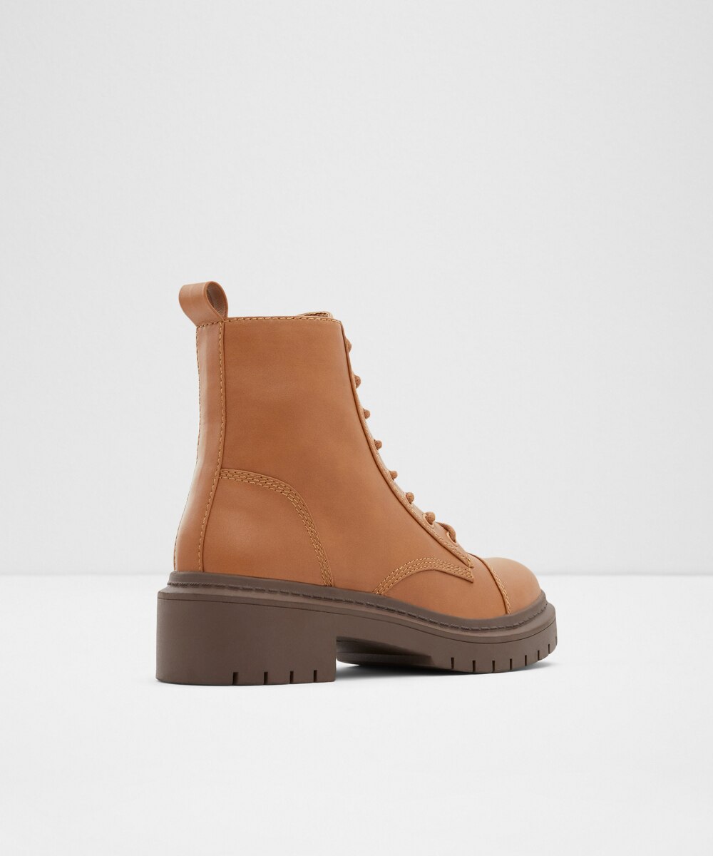 Botines básicos de mujer con punta redonda - Aldo - Camel Camel-3