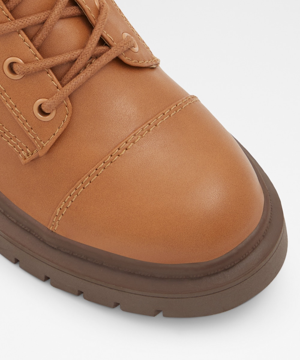 Botines básicos de mujer con punta redonda - Aldo - Camel Camel-5