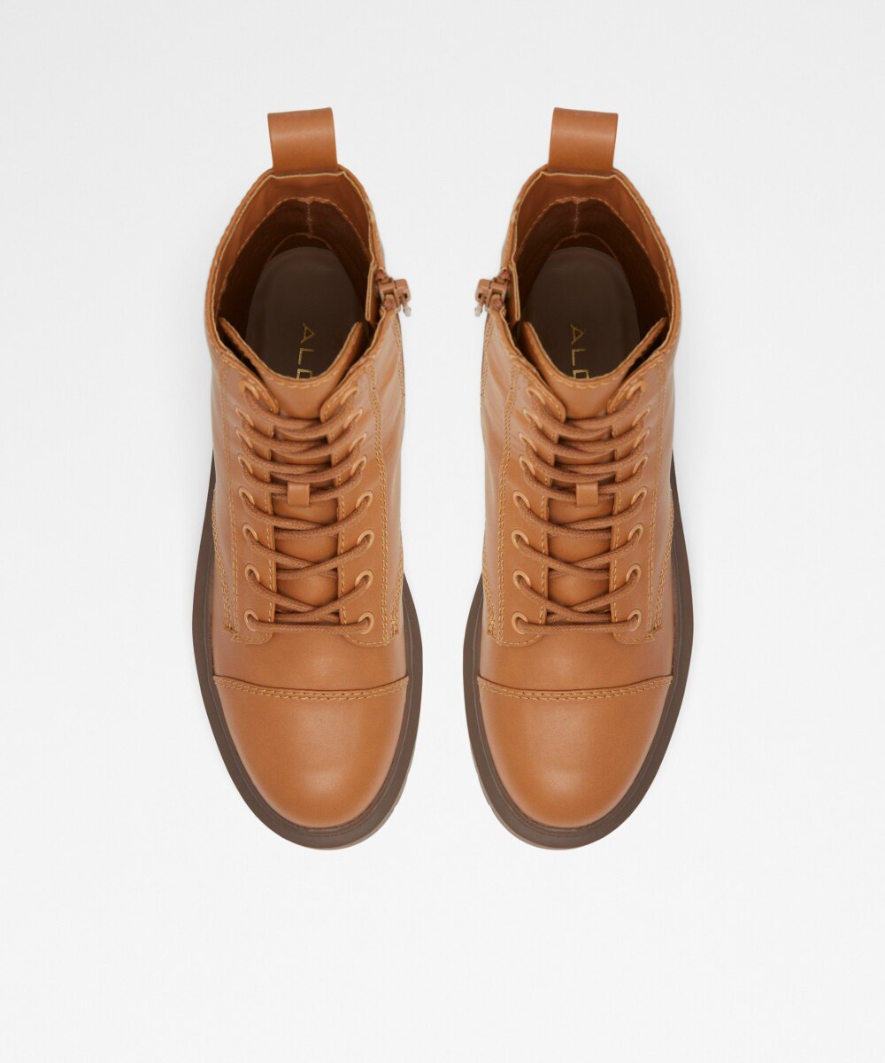 Botines básicos de mujer con punta redonda - Aldo - Camel Camel-6