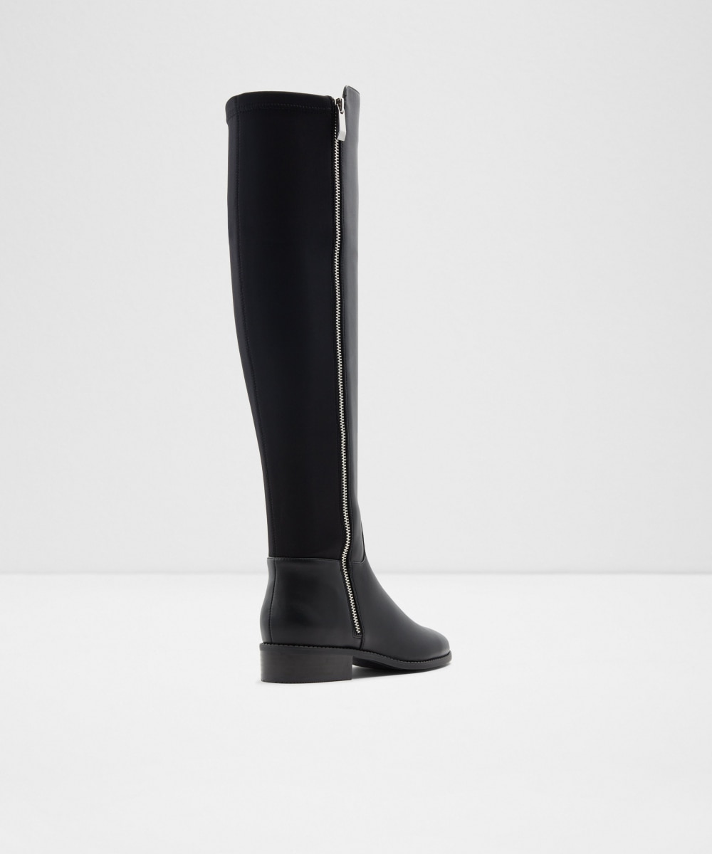 Botas básicas de mujer con punta redonda - Aldo - Negro Negro-2