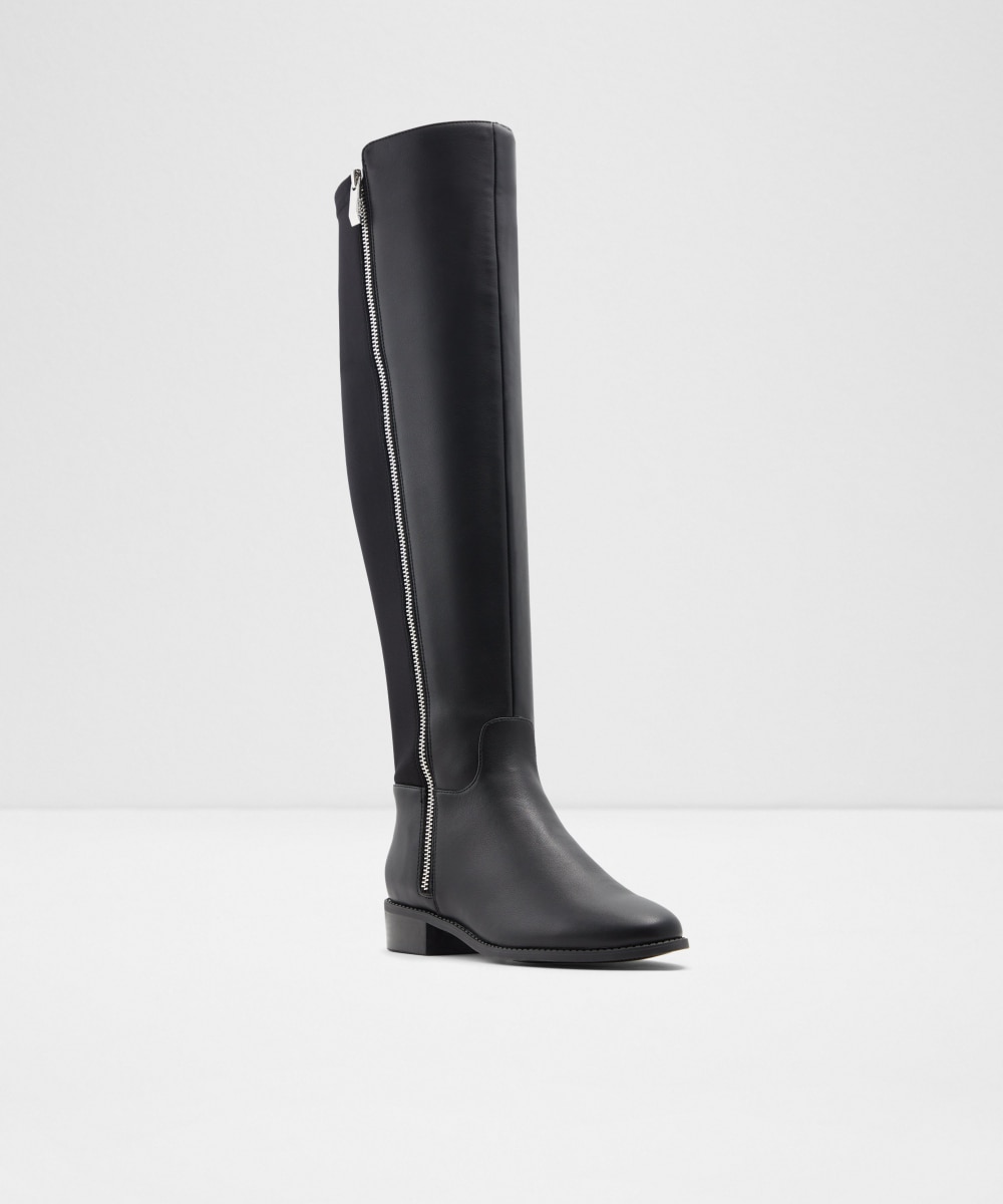 Botas básicas de mujer con punta redonda - Aldo - Negro Negro-4