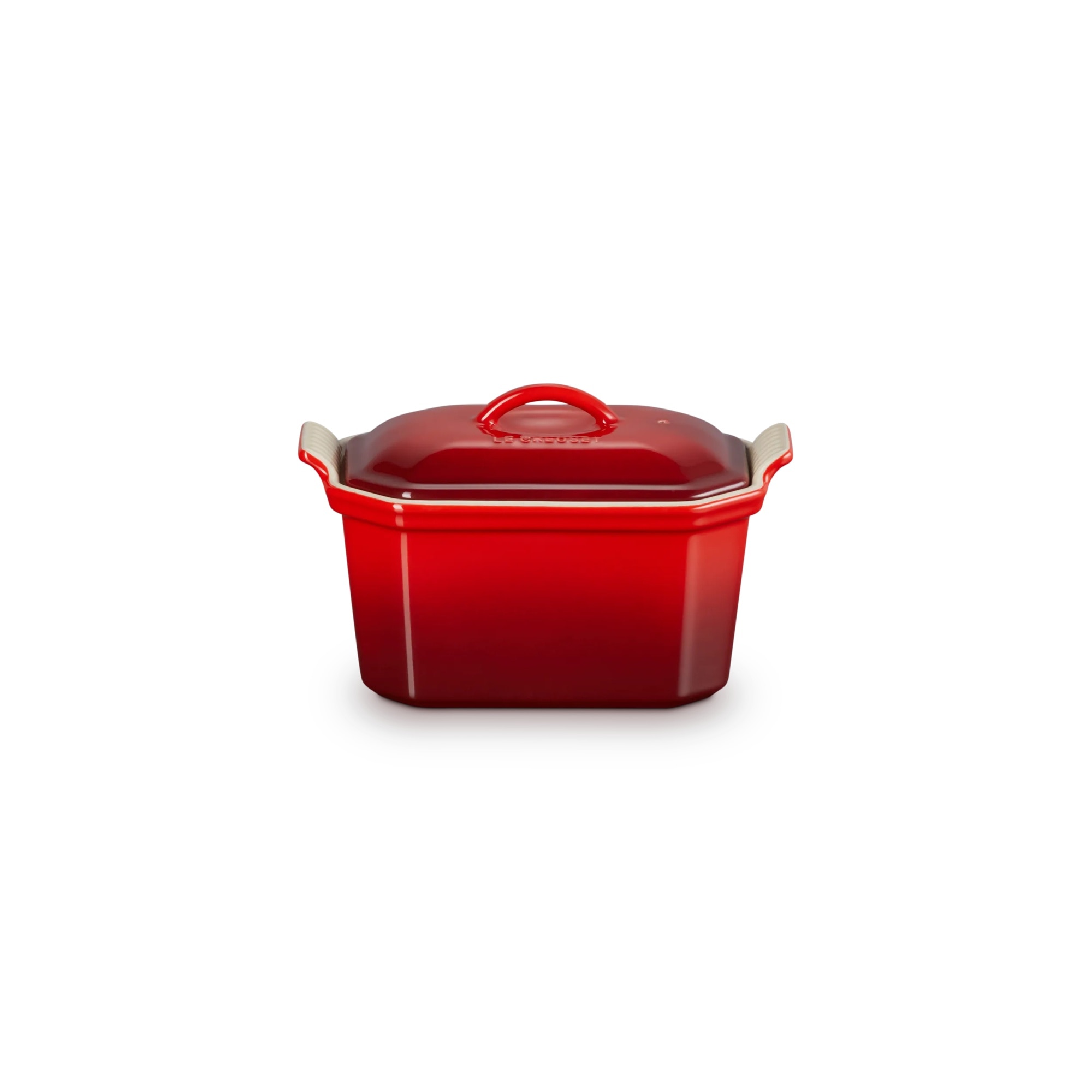 Terrina rectangular de cerámica de gres Le Creuset - Cereza 16 cm Cereza-1