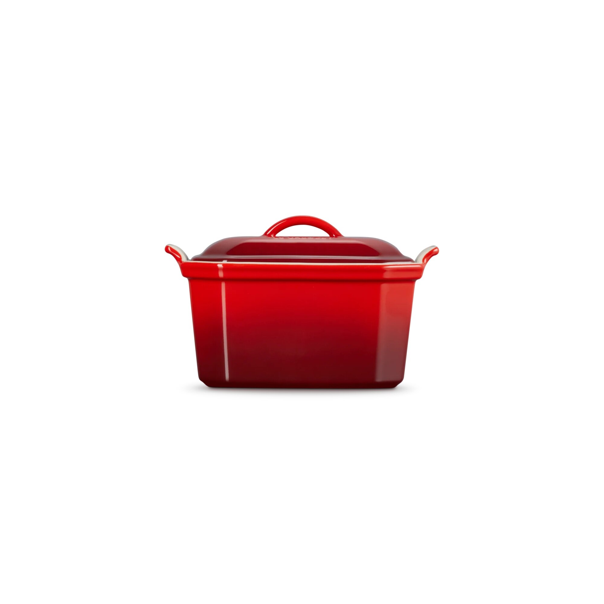 Terrina rectangular de cerámica de gres Le Creuset - Cereza 16 cm Cereza-3