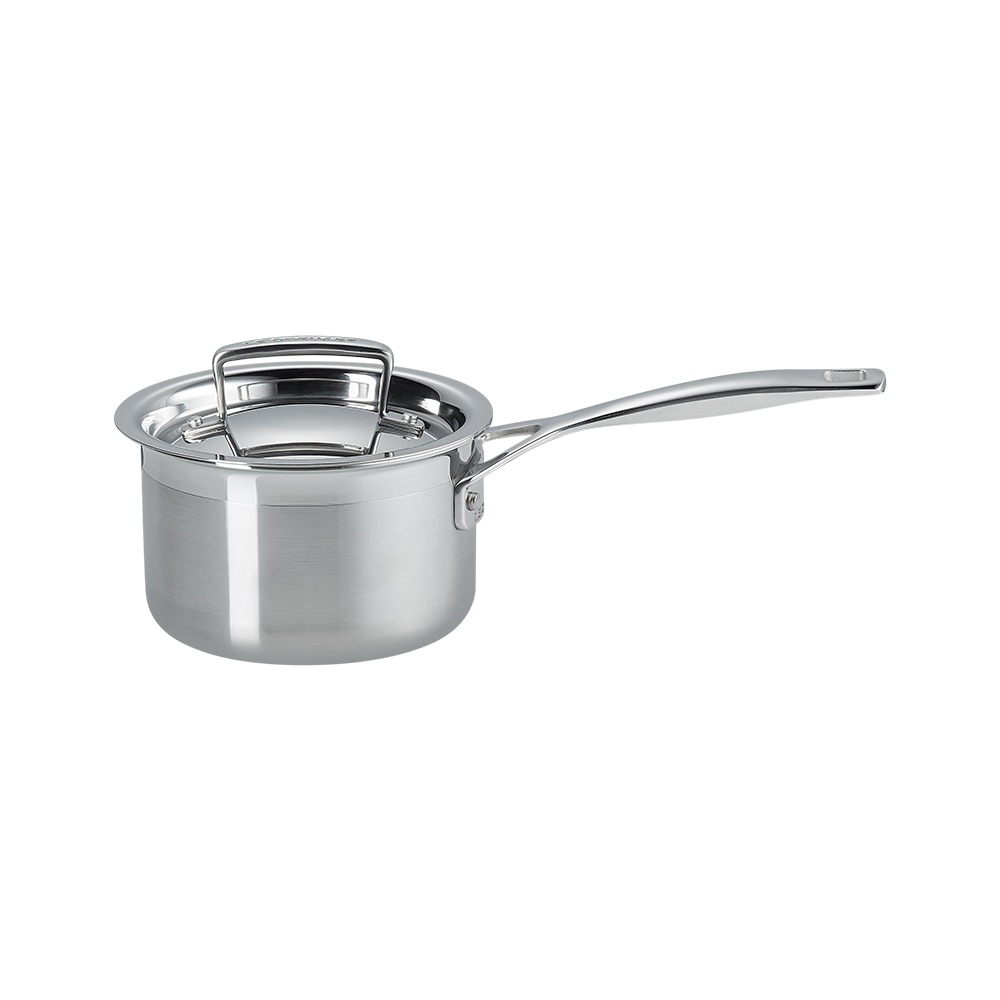 Imagen 1 de Cazo de acero inoxidable Classic con tapa Le Creuset - Gris Cazo de 20 cm Gris