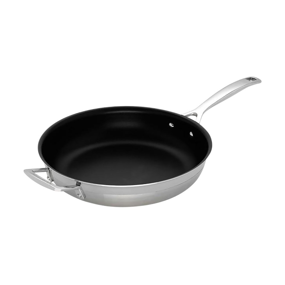 Imagen 1 de Sartén Baja de Acero Inoxidable con antiadherente 3-Ply de Foos is love Le Creuset - Gris Sartén de 28 cm Gris