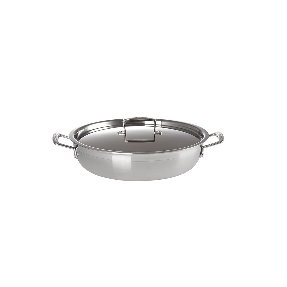 Imagen 2 de Cacerola baja de Acero Inoxidable Classic con tapa Le Creuset 30 cm - 30