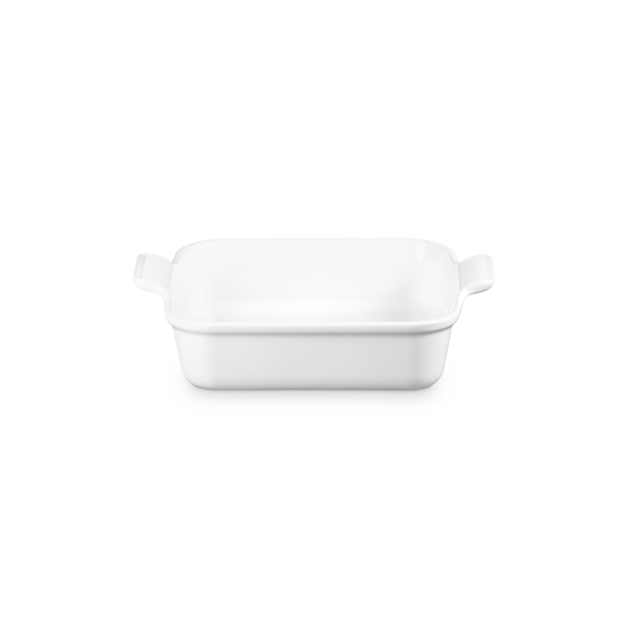Bandeja cuadrada Heritage de cerámica de gres Le Creuset - Blanco 23 cm Blanco-1