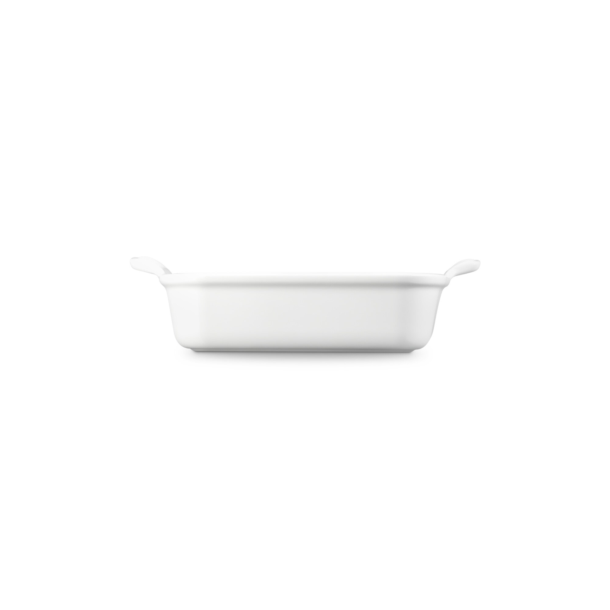 Bandeja cuadrada Heritage de cerámica de gres Le Creuset - Blanco 23 cm Blanco-3