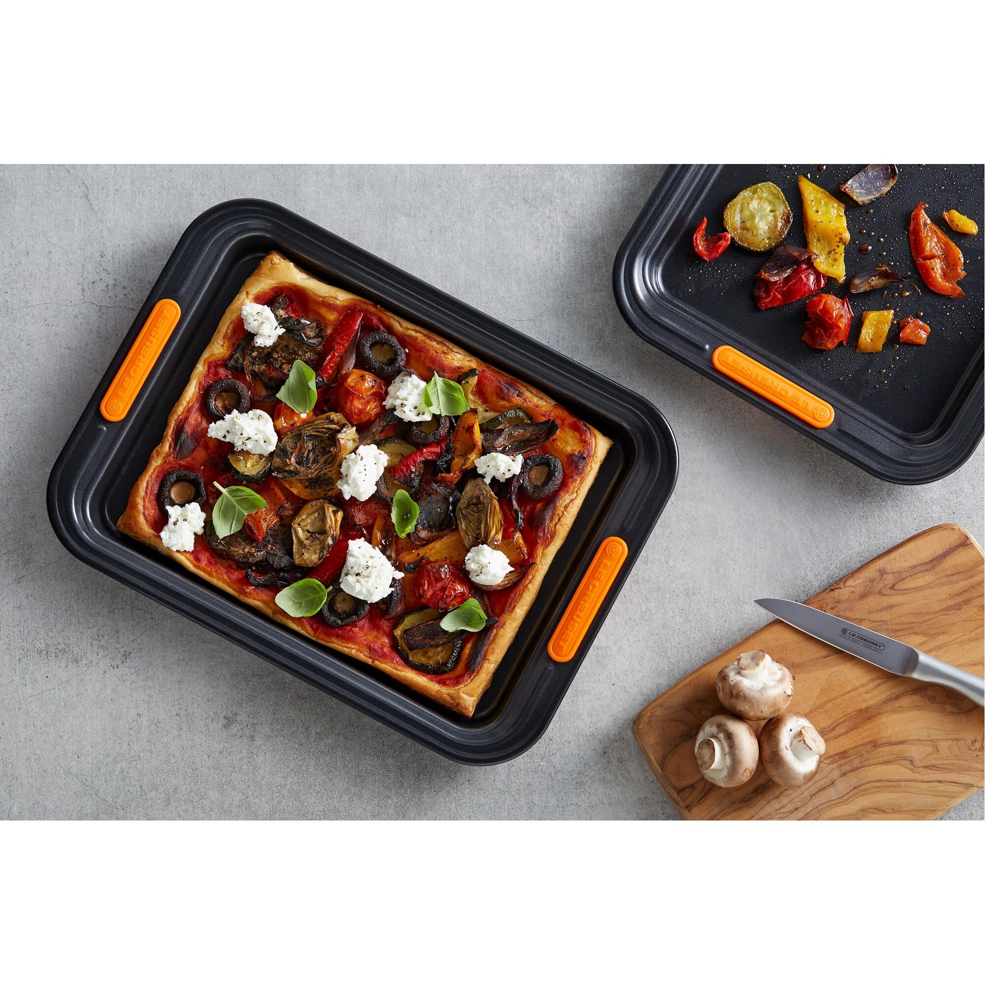 Cuchillo vegetales con mango de acero inoxidable LeCreuset - Gris 9 cm Gris-4