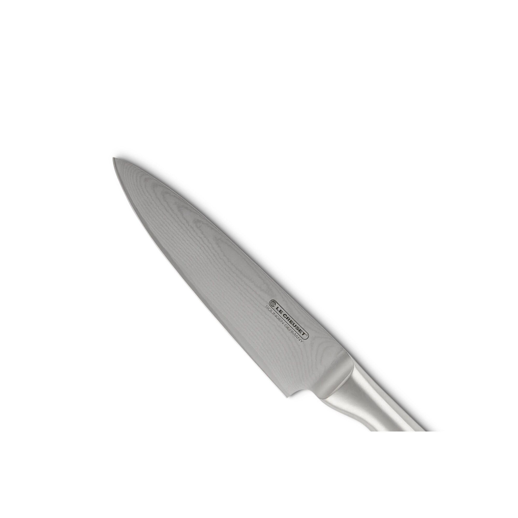 Cuchillo del chef con mango de acero inoxidable Le Creuset - Gris 15 cm Gris-2