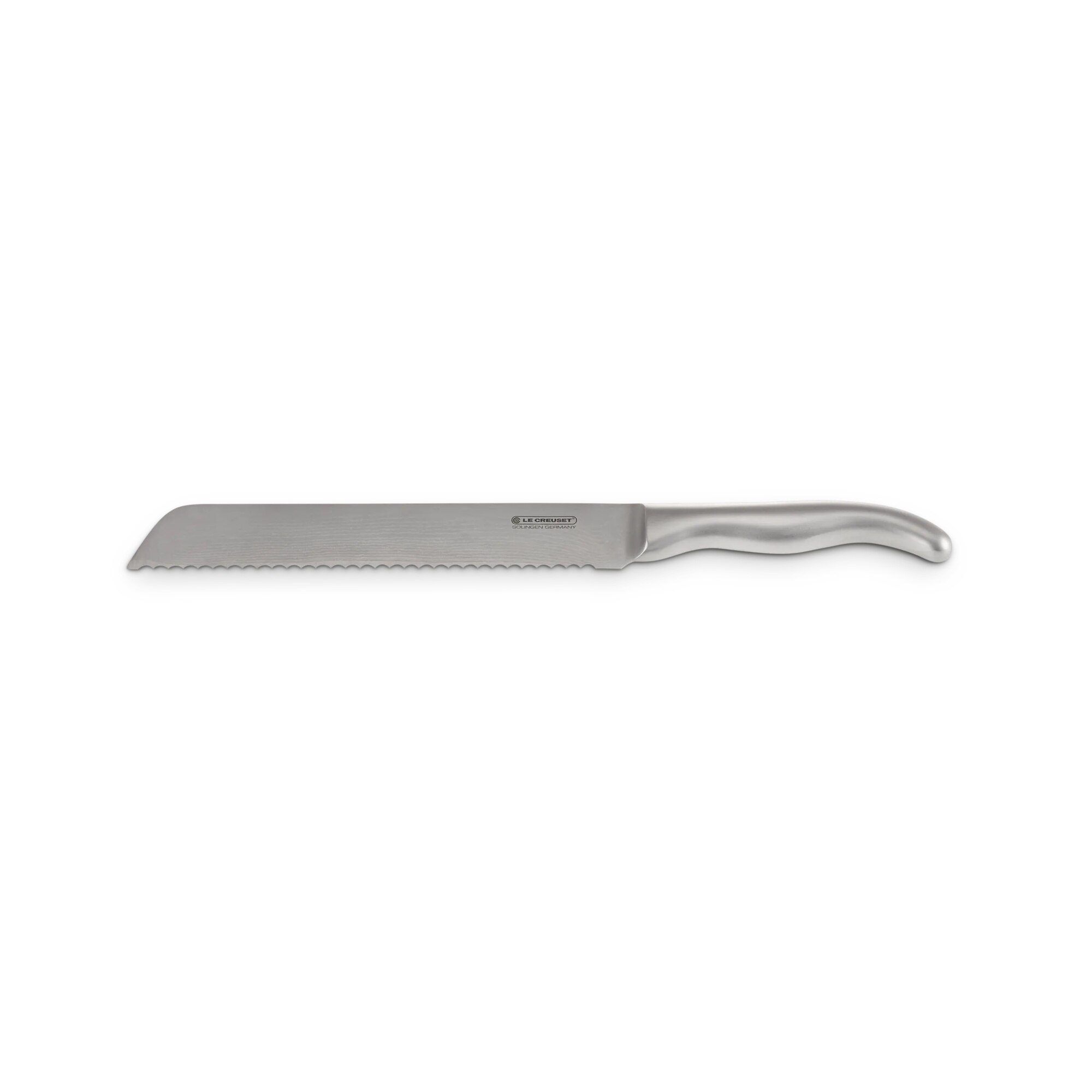 Cuchillo para pan con mango de acero inoxidable Le Creuset - Gris 20 cm Gris-2