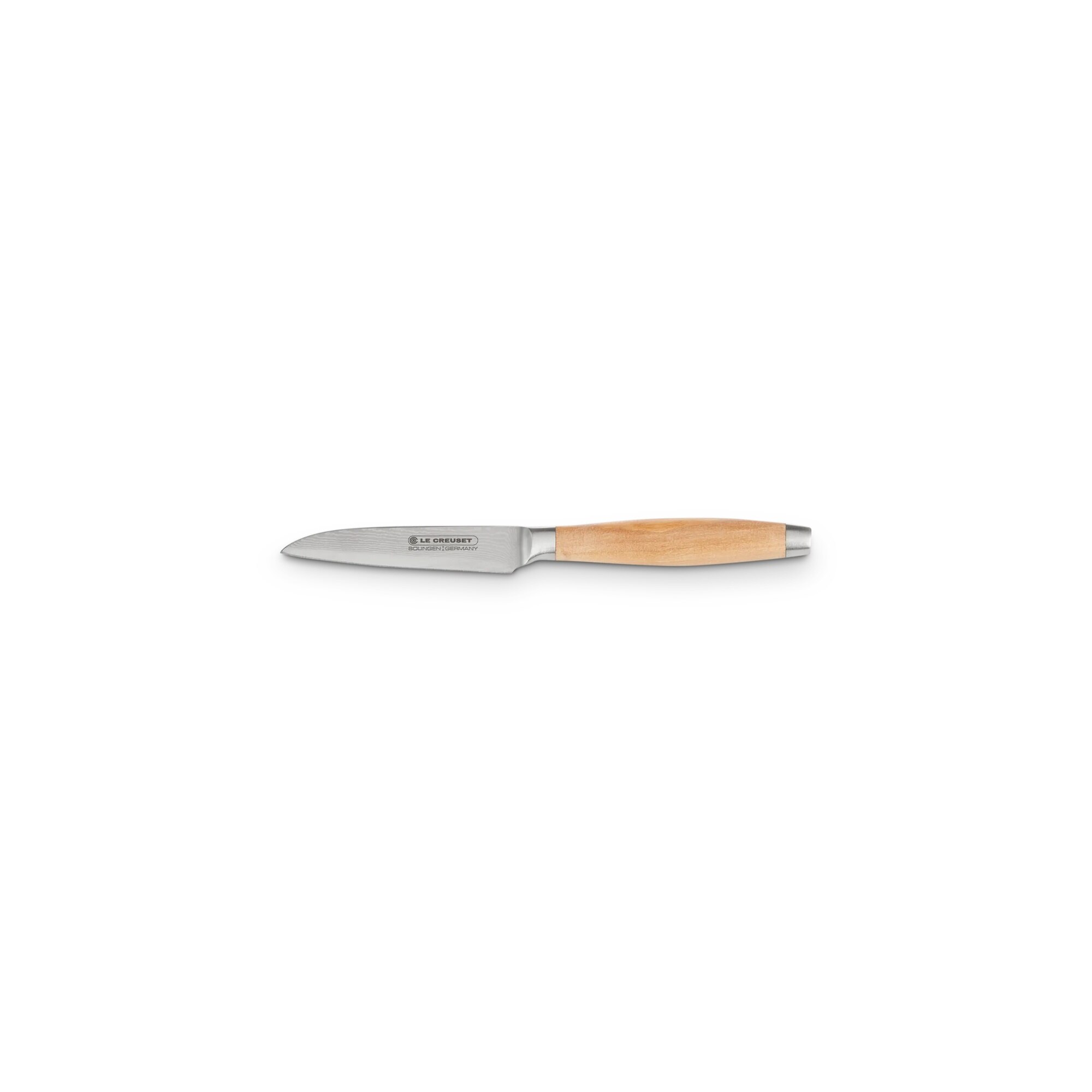Cuchillo vegetales con mango de acero inoxidable LeCreuset - Natural 9 cm Natural-2