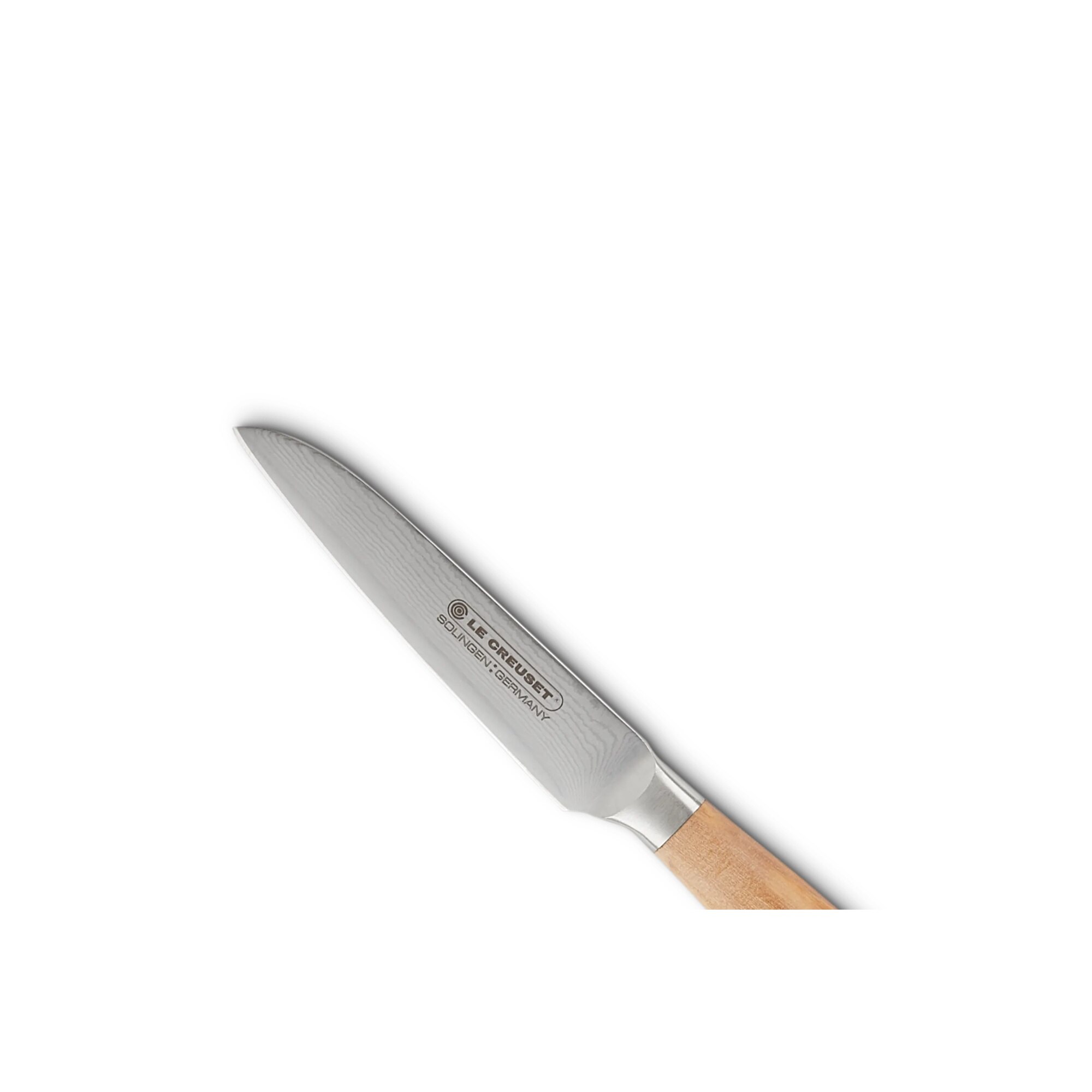 Cuchillo vegetales con mango de acero inoxidable LeCreuset - Natural 9 cm Natural-3