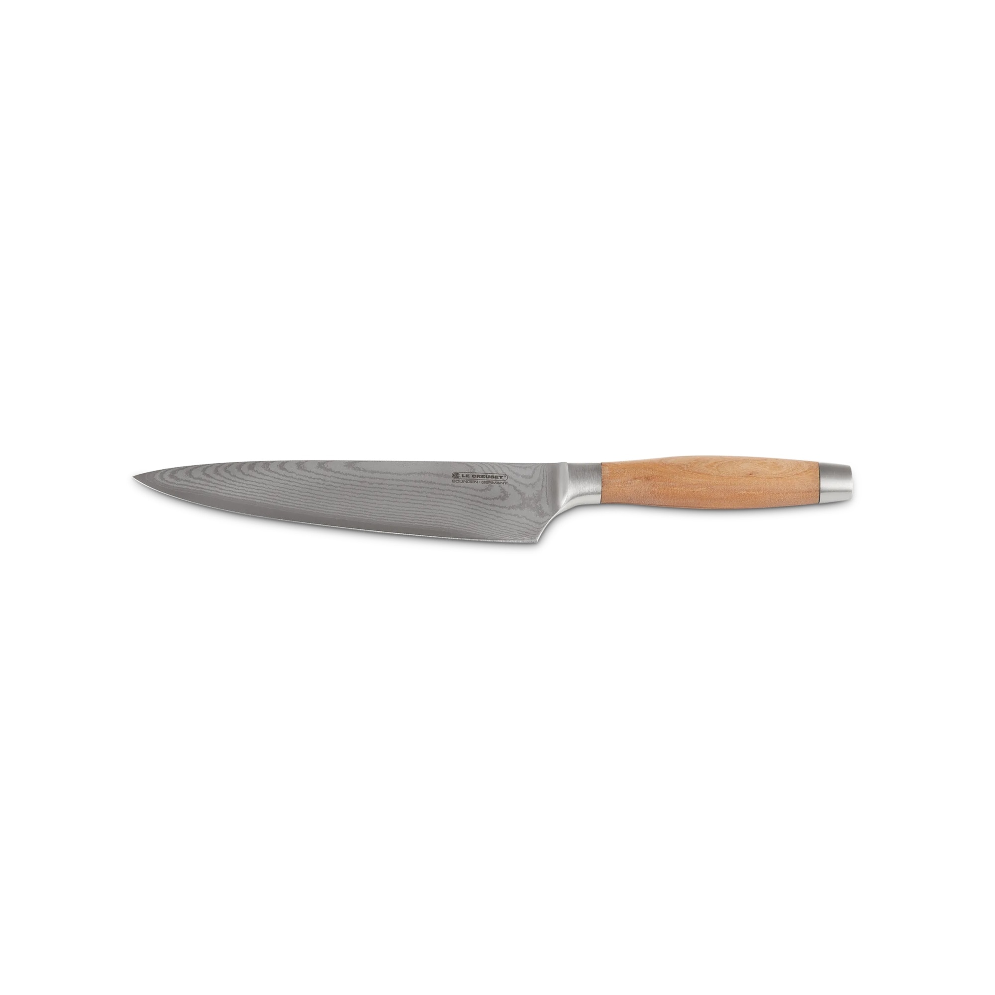 Cuchillo del chef con mango de madera de olivo LeCreuset - Gris 15 cm Gris-1