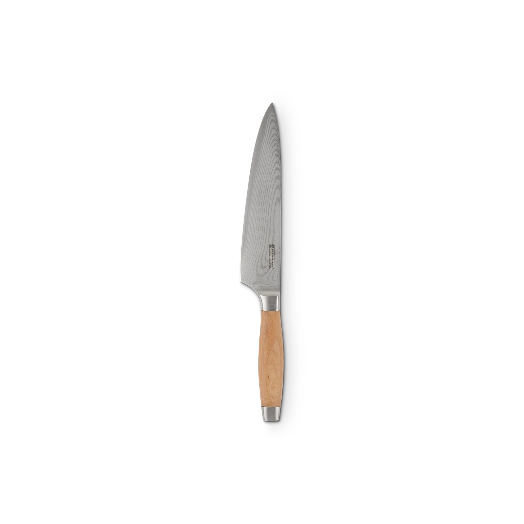Cuchillo del chef con mango de madera de olivo LeCreuset - Gris 15 cm Gris-2