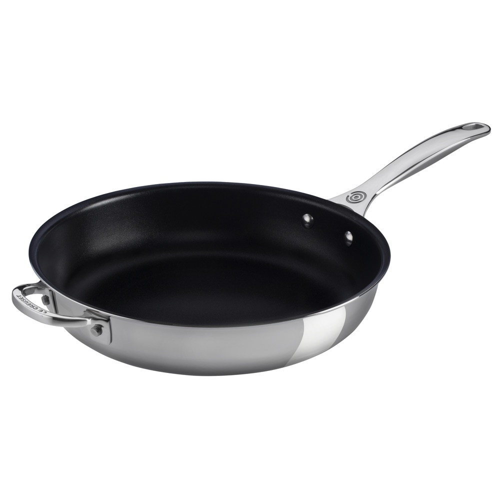 Imagen 1 de Sartén Le Creuset 3-Ply Plus Acero inoxidable triple capa con antiadherente - Acero brillo Sartén de 28 cm Acero brillo