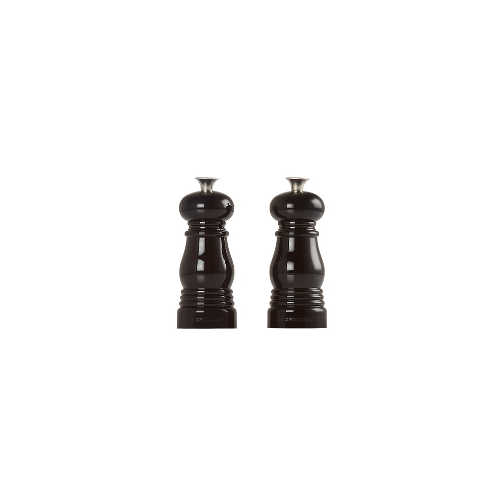 Imagen 1 de Set de 2 Mini Molinillos sal y pimienta Le Creuset - Negro Ónix 12 cm Negro Ónix