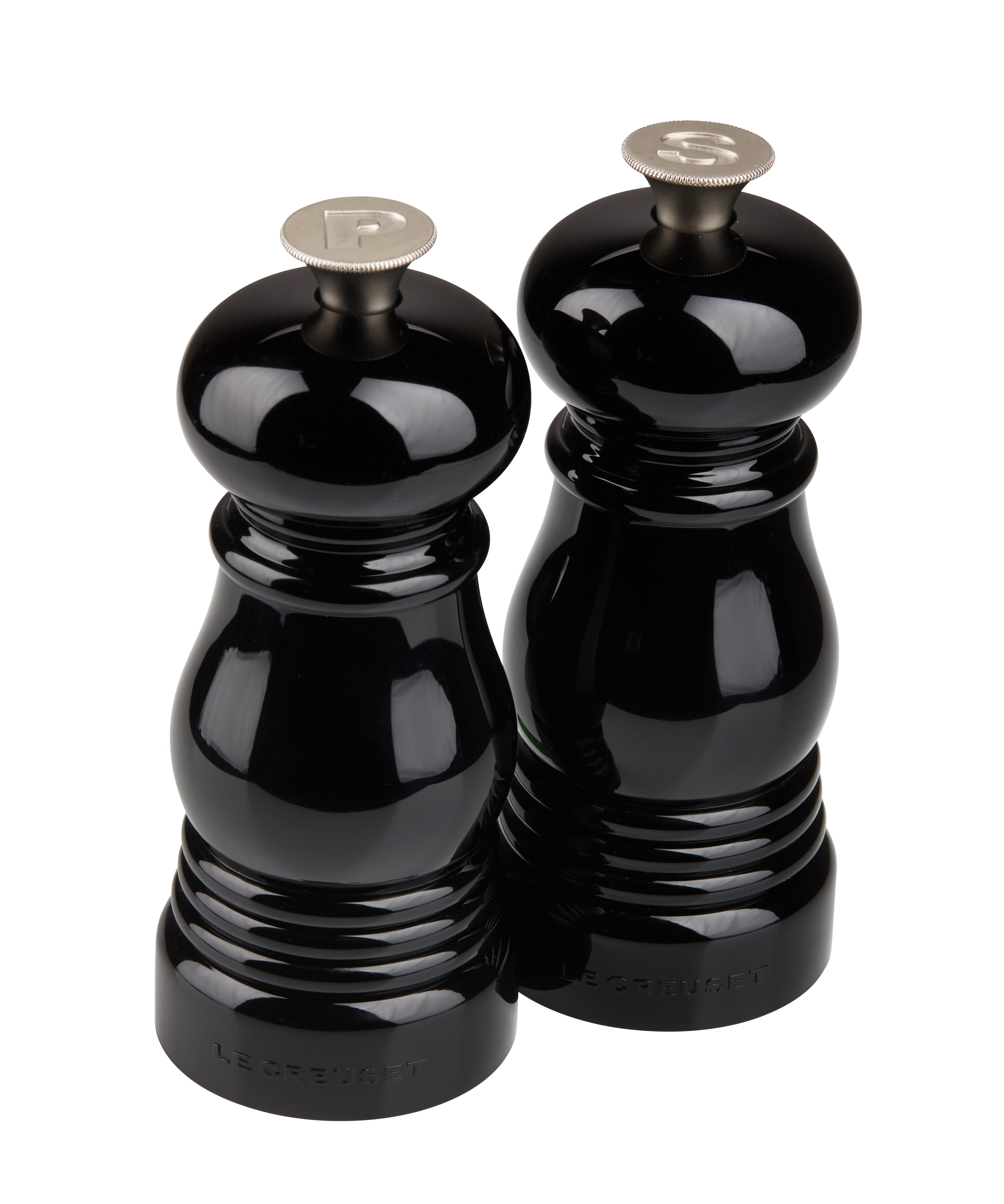 Imagen 3 de Set de 2 Mini Molinillos sal y pimienta Le Creuset - Negro Ónix 12 cm Negro Ónix