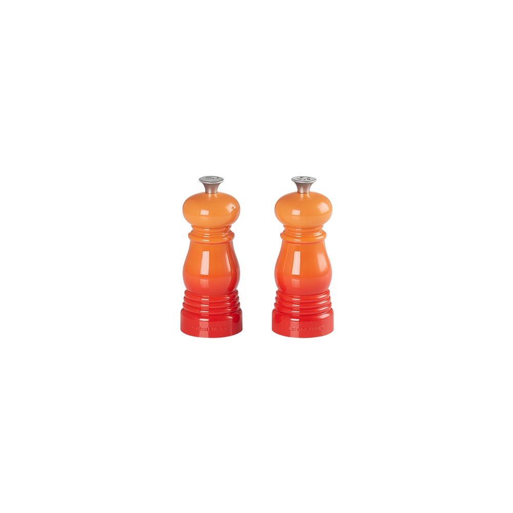 Imagen 1 de Set de 2 Mini Molinillos sal y pimienta Le Creuset - Volcánico 12 cm Volcánico