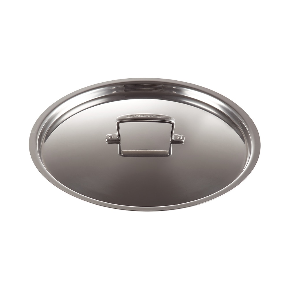 Tapa de acero inoxidable Le Creuset - Gris 28 cm Gris-1