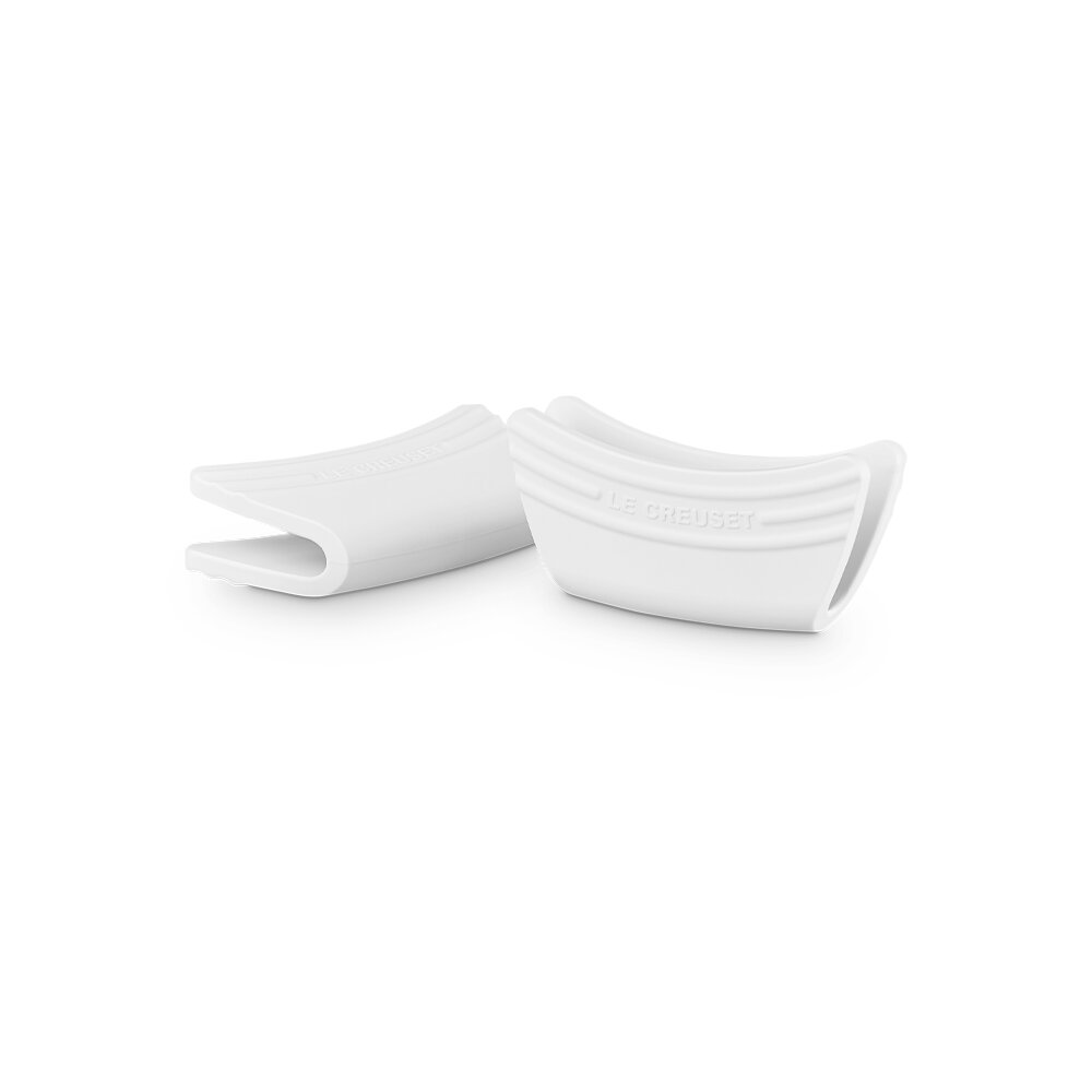 Set de 2 agarradores de silicona Le Creuset - Blanco Blanco-1
