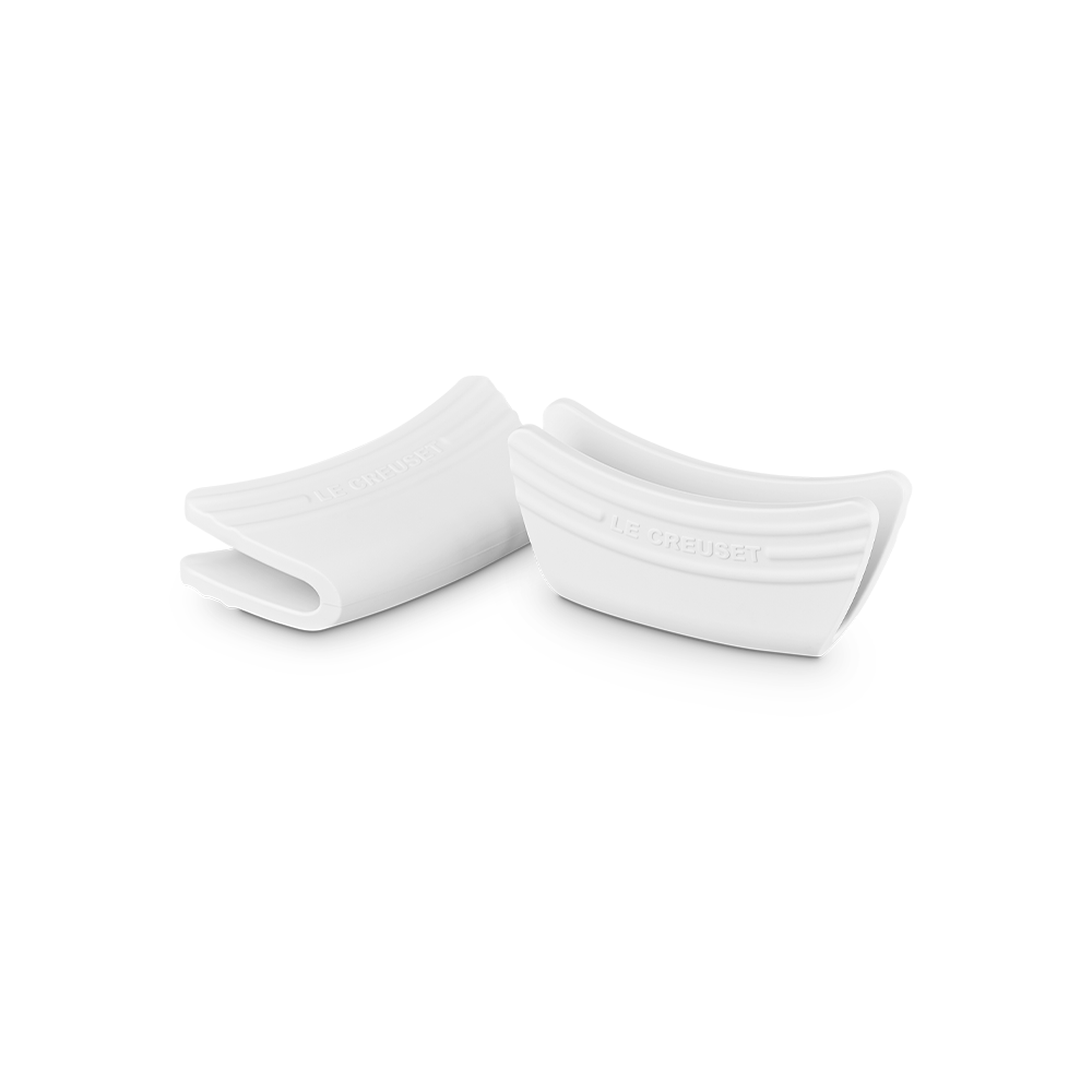 Set de 2 agarradores de silicona Le Creuset - Blanco Blanco-2