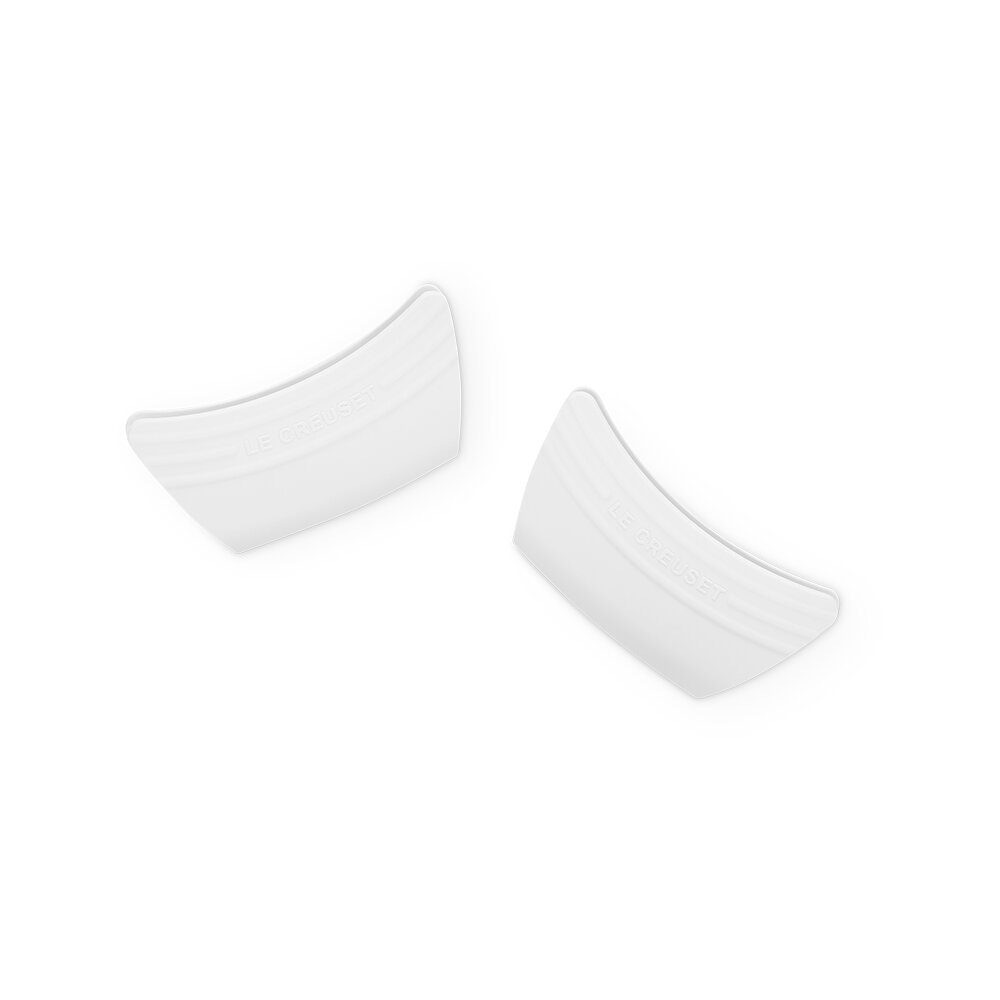 Set de 2 agarradores de silicona Le Creuset - Blanco Blanco-3