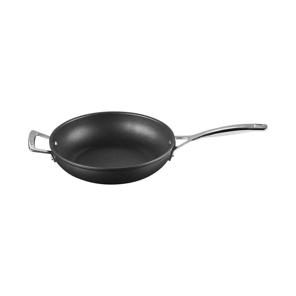 Imagen 2 de Sartén alta de aluminio antiadherente con asa Le Creuset - Negro Sartén de 24 cm Negro