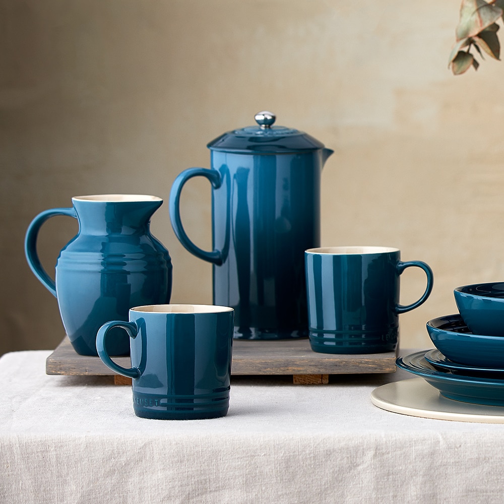 Imagen 3 de Cafetera de prensa de cerámica gres Le Creuset - Azul Azul