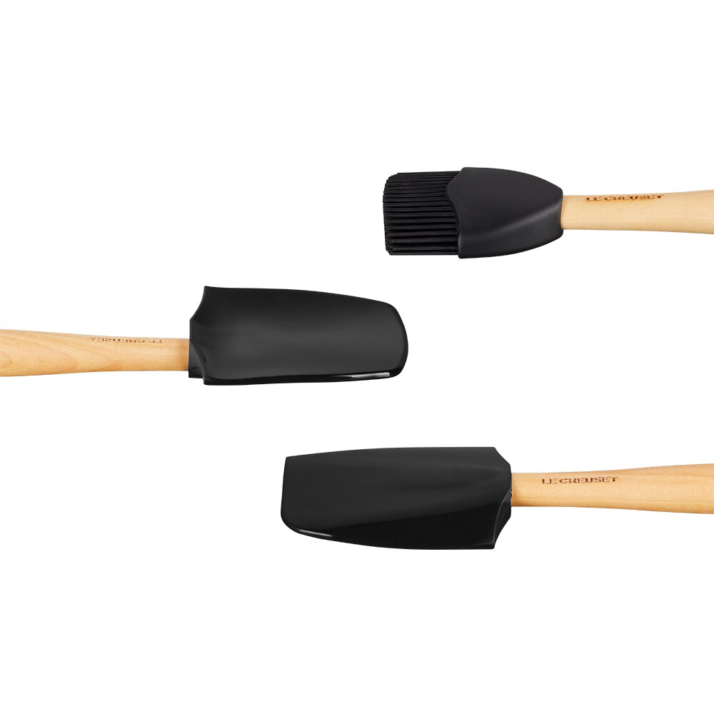 Imagen 2 de Set 3 espátulas Craft Le Creuset - Negro Negro
