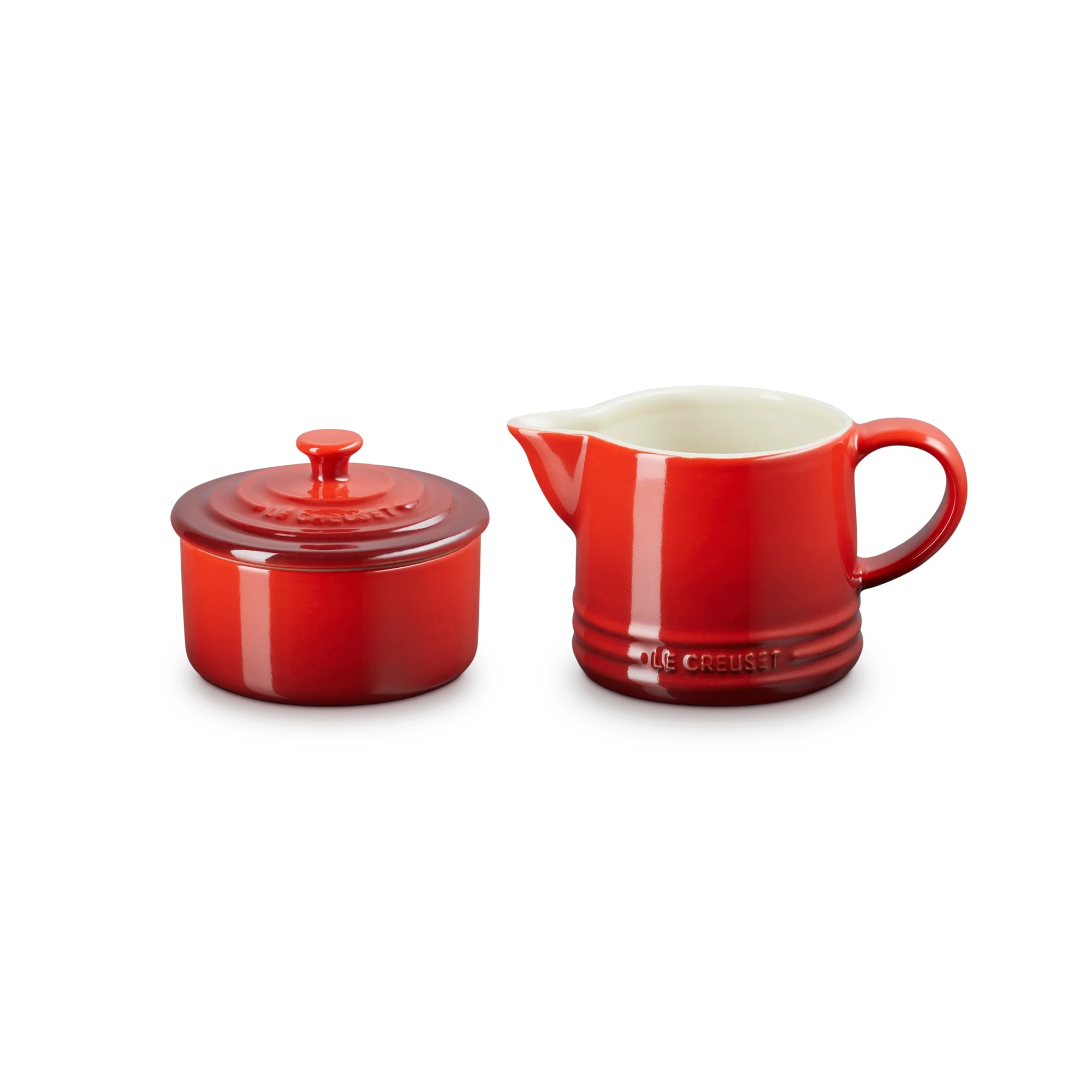 Set de azucarero y lechera Signature Le Creuset - Cereza Cereza-1