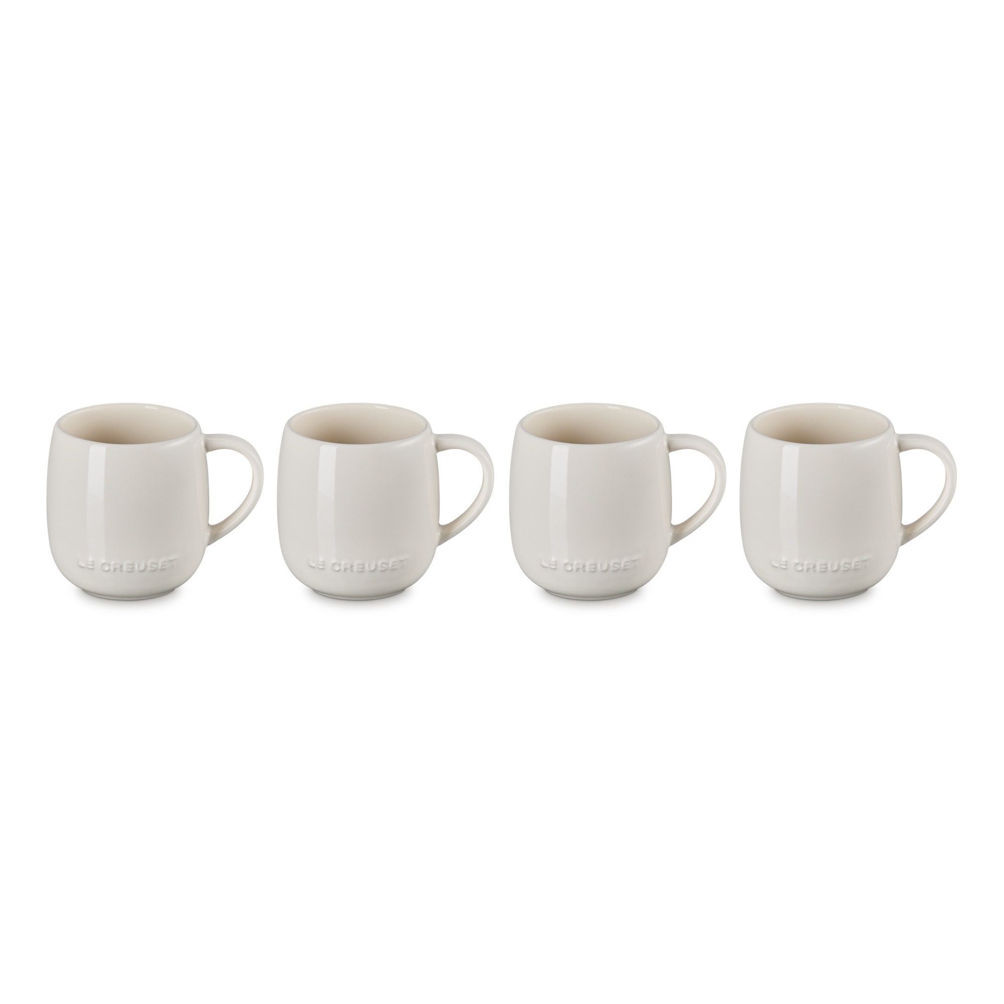 Imagen 1 de Set de 4 Tazas Mug Le Creuset - Crema 380 ml Crema