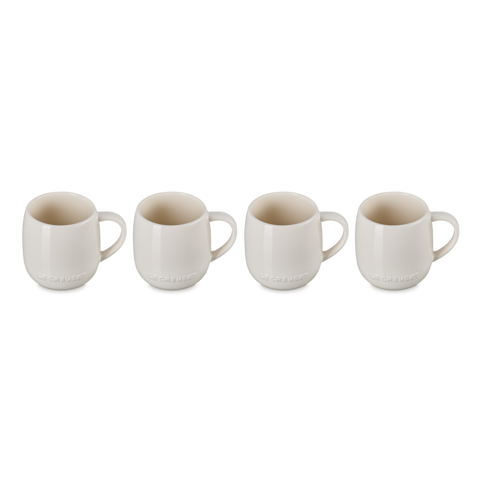 Imagen 2 de Set de 4 Tazas Mug Le Creuset - Crema 380 ml Crema
