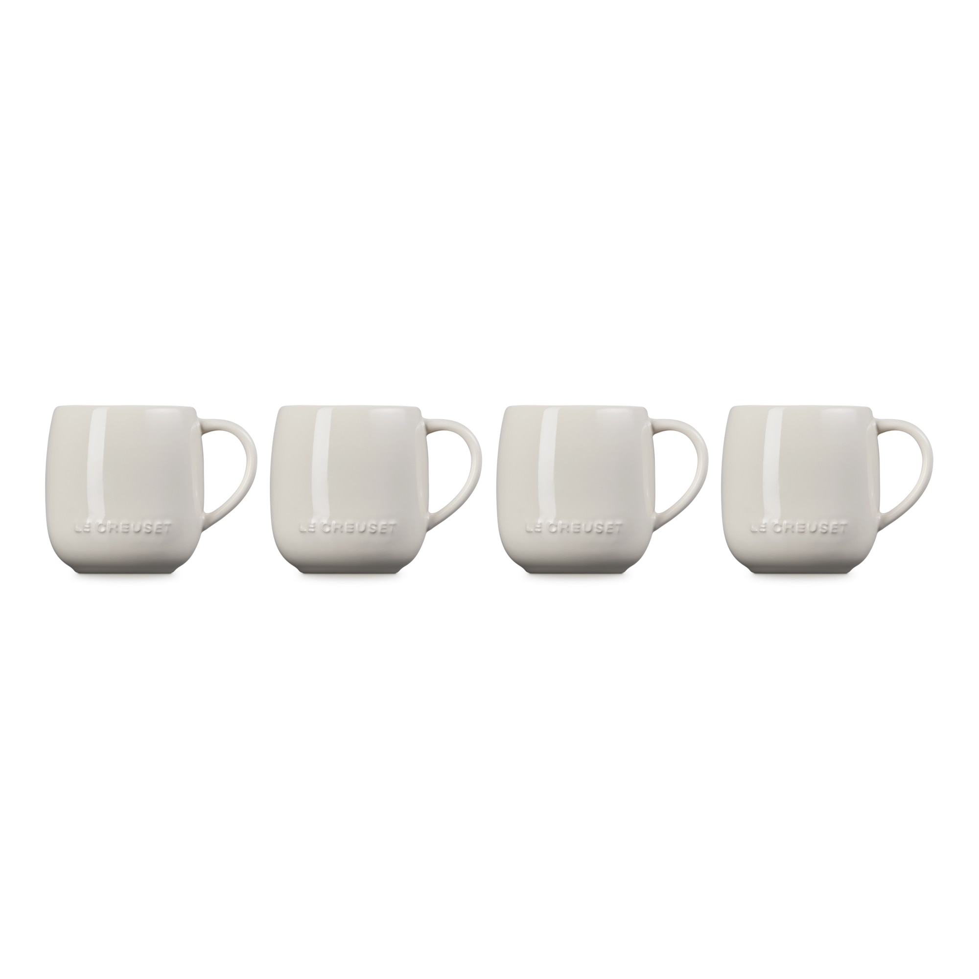 Imagen 3 de Set de 4 Tazas Mug Le Creuset - Crema 380 ml Crema
