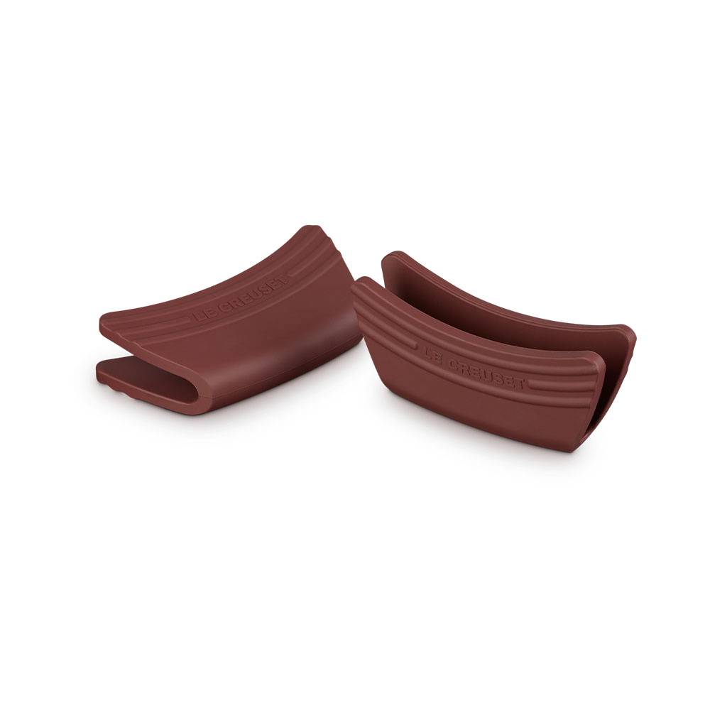 Imagen 2 de Set de 2 agarradores de silicona Le Creuset - Marrón Marrón