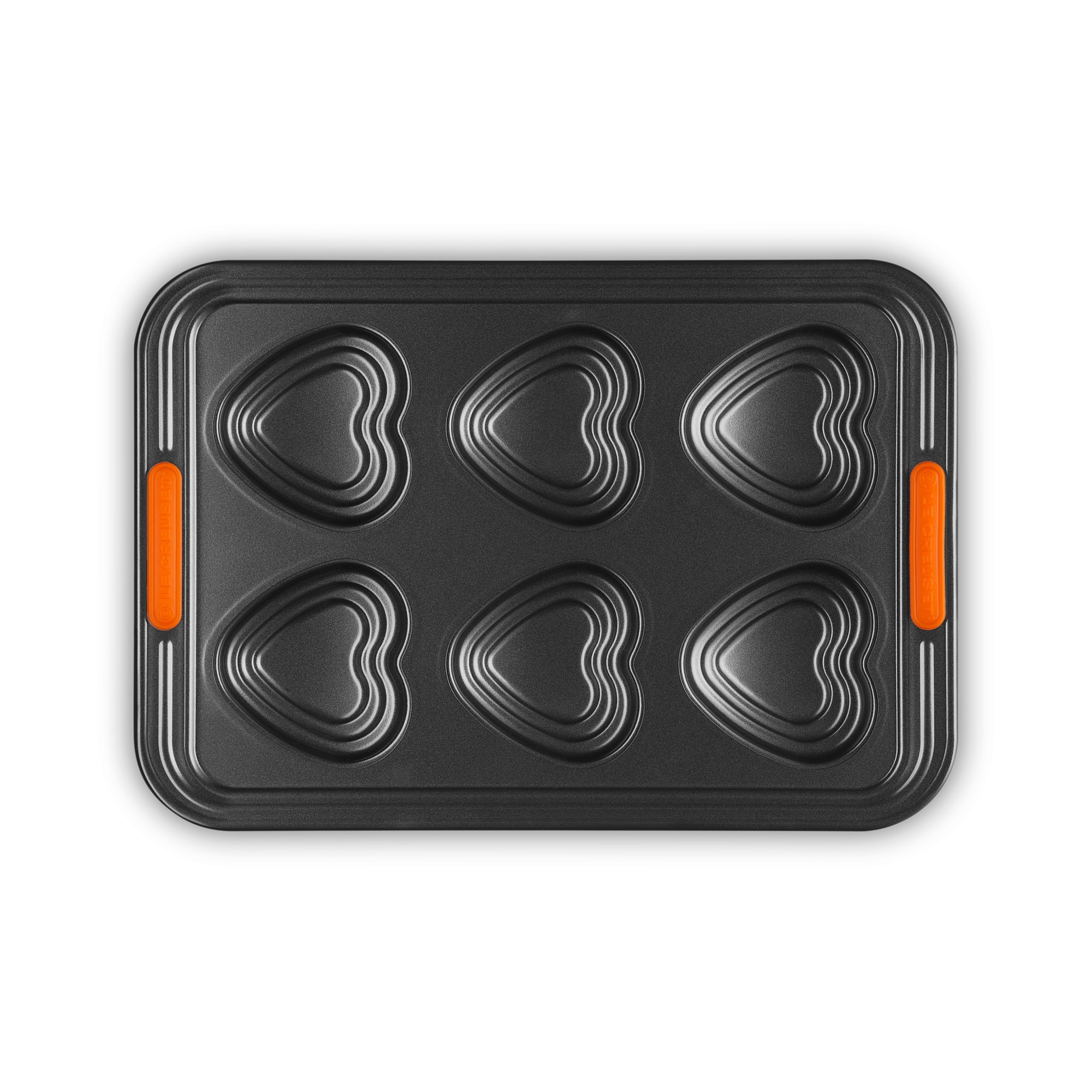 Molde de 6 corazones Le Creuset - Negro Negro-2