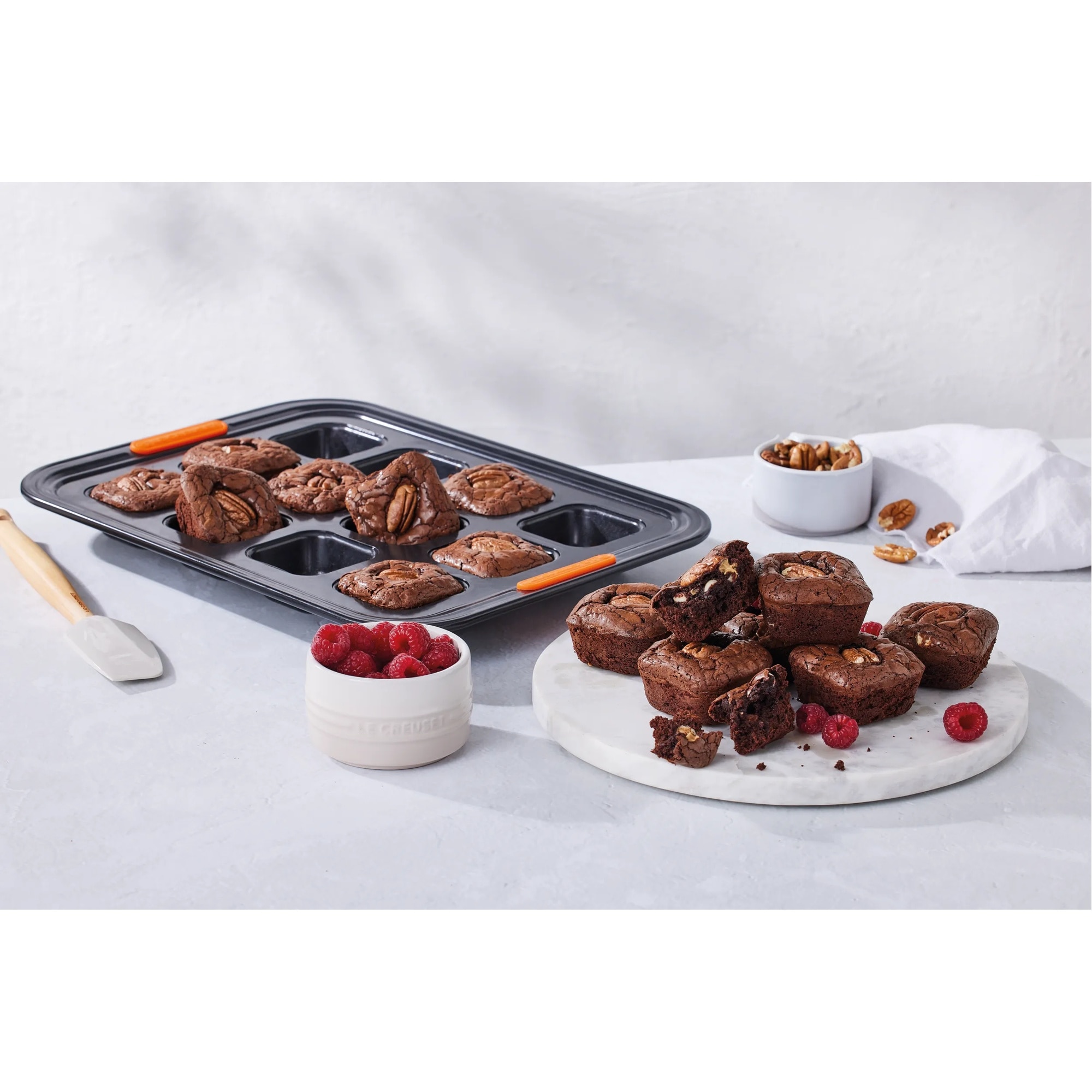 Molde para 12 Brownies Le Creuset - Negro Negro-4