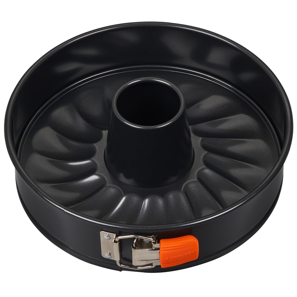 Imagen 0 de Molde redondo desmontable y corona Le Creuset Negro