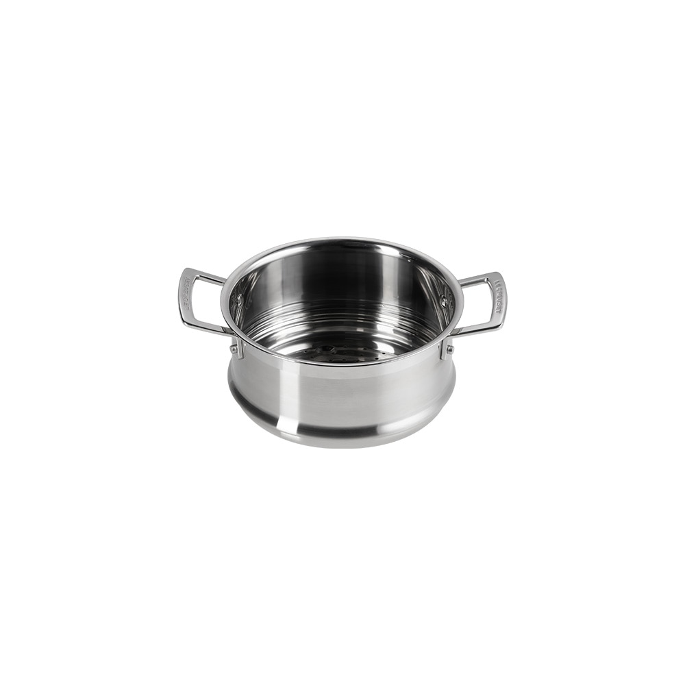 Olla 3-Ply con vaporera y tapa Le Creuset - Gris Gris-5