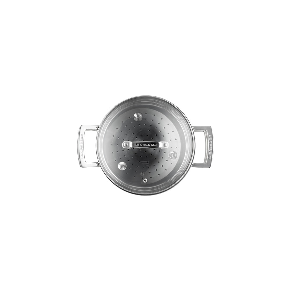 Olla 3-Ply con vaporera y tapa Le Creuset - Gris Gris-6