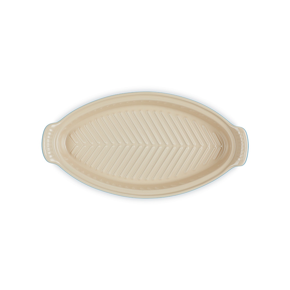 Imagen 5 de Bandeja ovalada Heritage con tapa para pescado Le Creuset - Azulón 34 cm Azulón