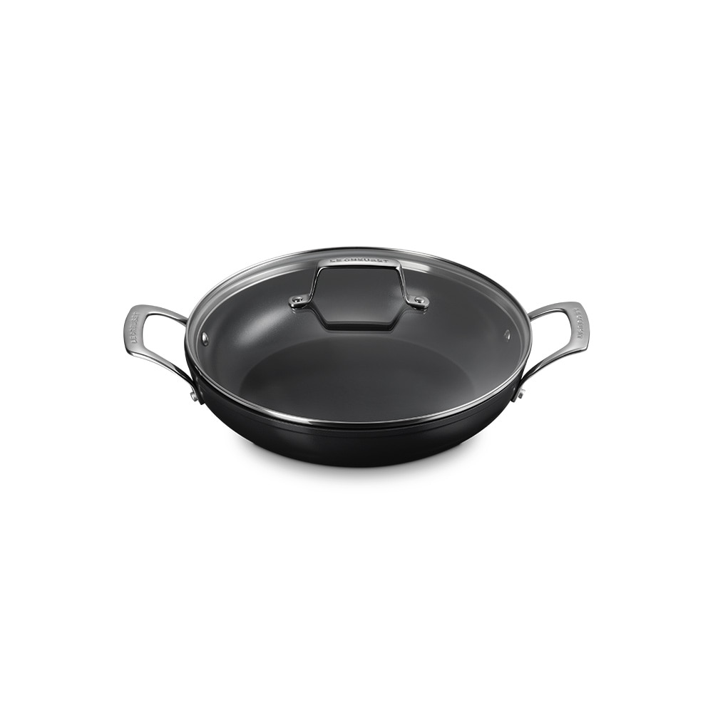 Cacerola baja de aluminio antiadherente con tapa Ceramic Le Creuset - Negro Cacerola de 28 cm Negro-2