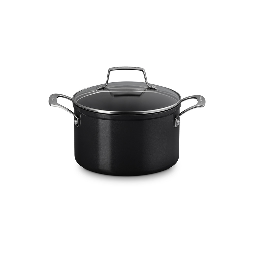 Cacerola alta de aluminio antiadherente Ceramic Le Creuset - Negro Cacerola de 20 cm Negro-1
