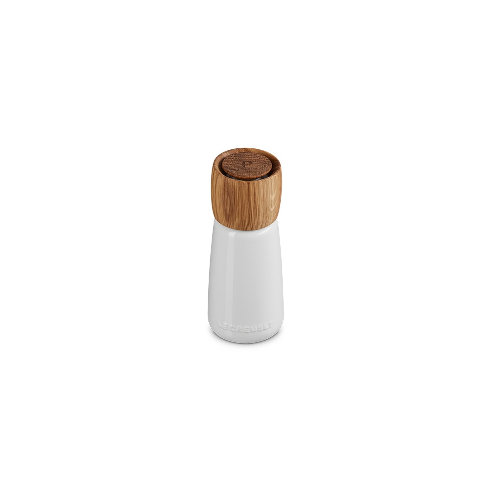 Imagen 2 de Molinillo de pimienta de madera Le Creuset - Blanco Blanco