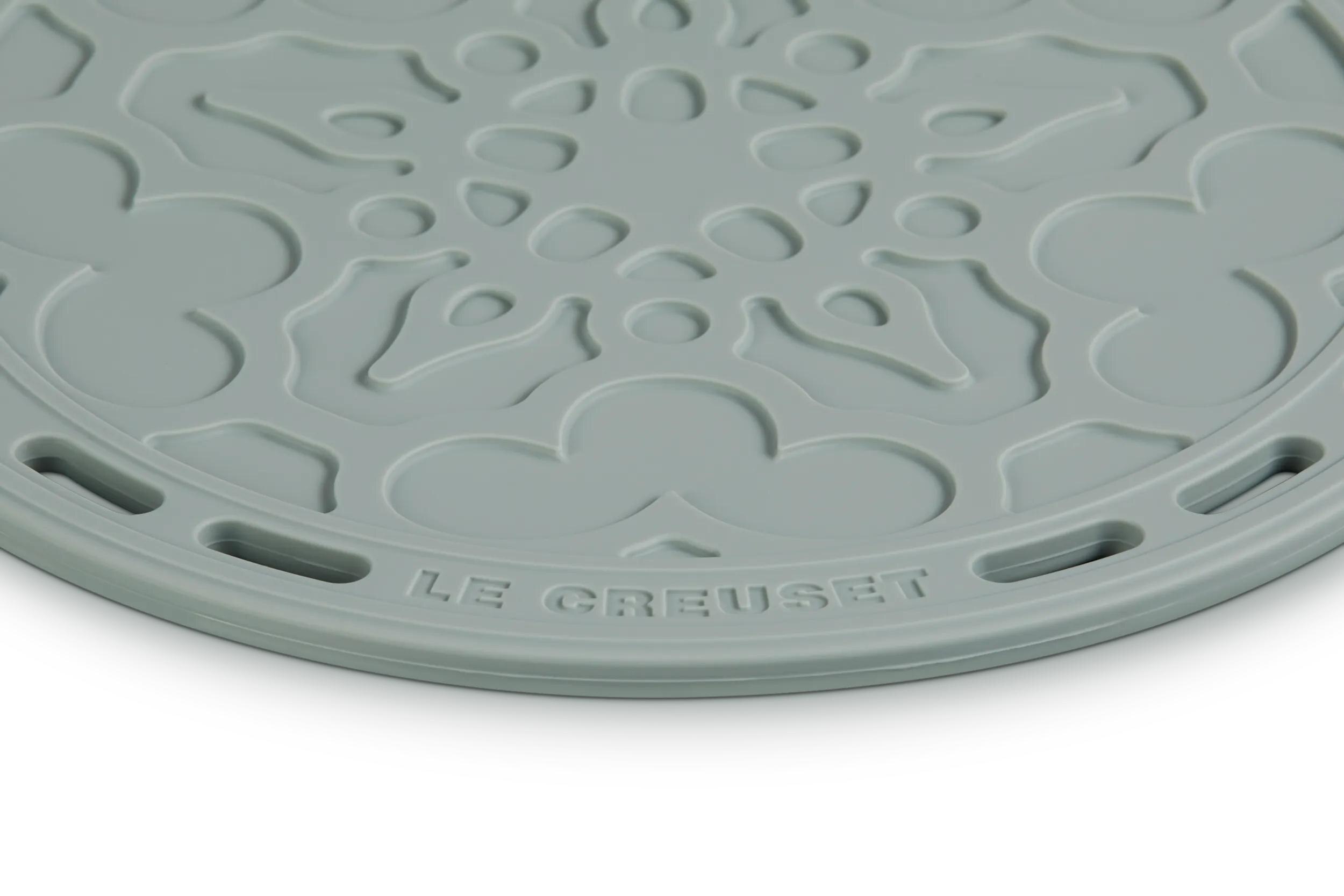 Salvamanteles redondo French Le Creuset - Verde claro Verde claro-2