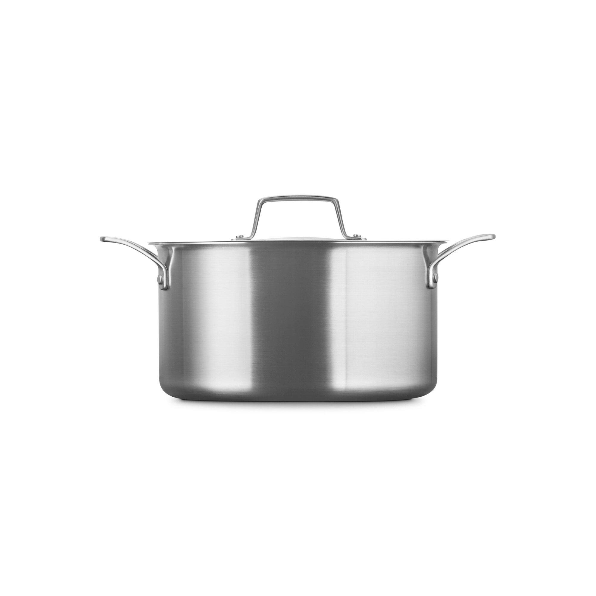 Cacerola de acero inoxidable 3-ply Essential Le Creuset - Gris Cacerola de 18 cm Gris-3
