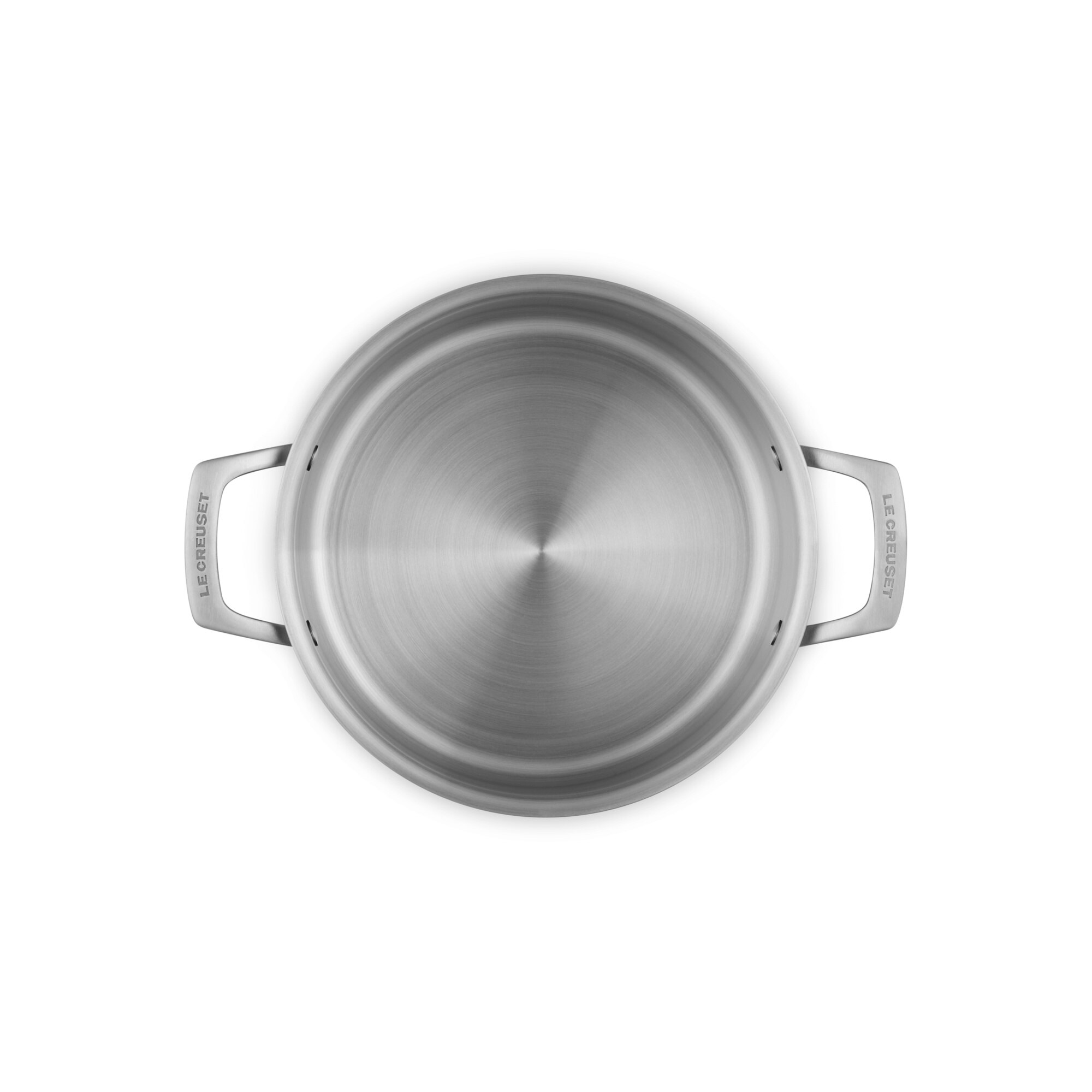 Cacerola de acero inoxidable 3-ply Essential Le Creuset - Gris Cacerola de 18 cm Gris-5