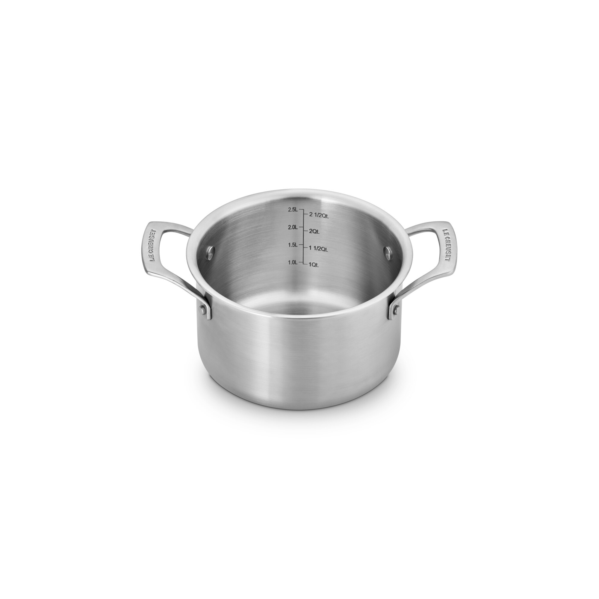 Imagen 5 de Cacerola alta de acero inoxidable 3-ply Essential Le Creuset - Gris Cacerola de 20 cm Gris